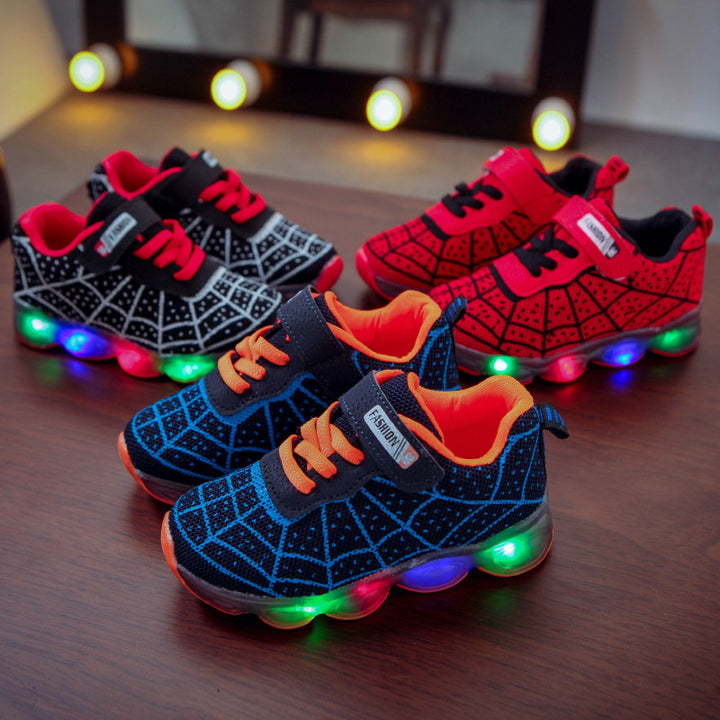 Kids LED Light Up Sports Shoes