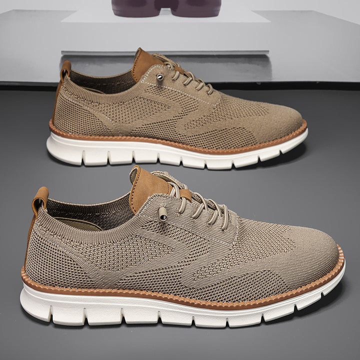 Mens Breathable Slip-On Sports Shoes