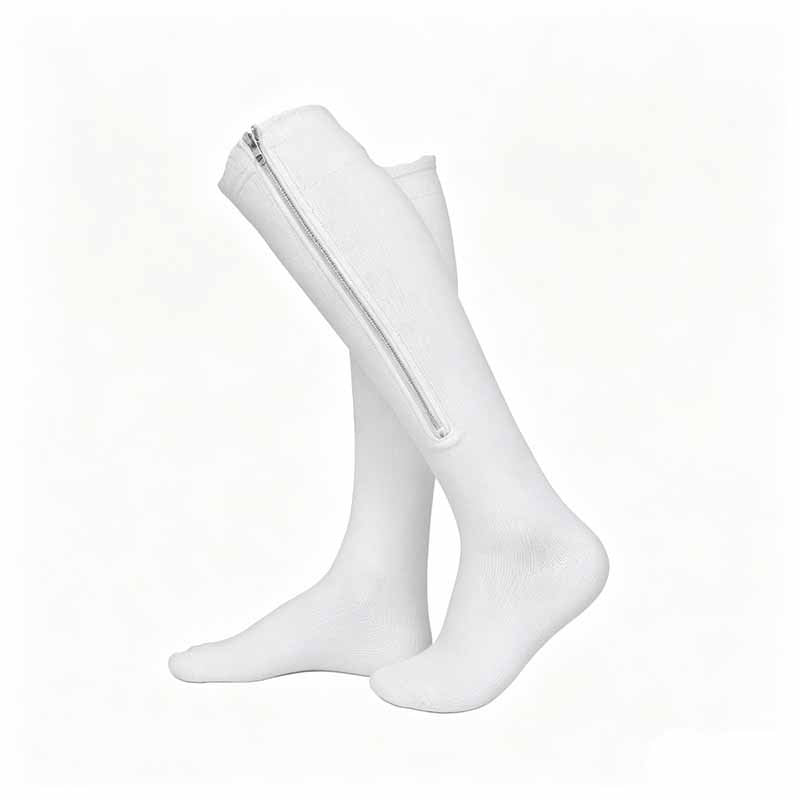 Zipper Compression Sports Socks