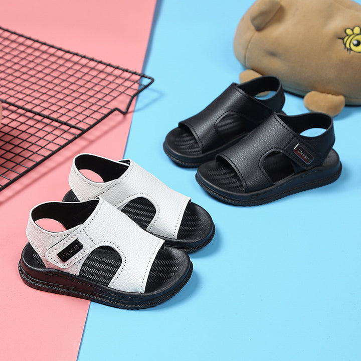 Leather beach shoes