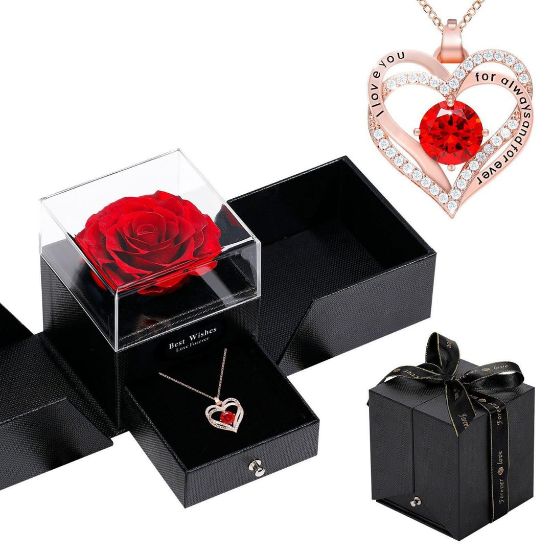 EternaLove™ Double Heart Necklace Gift Box Set