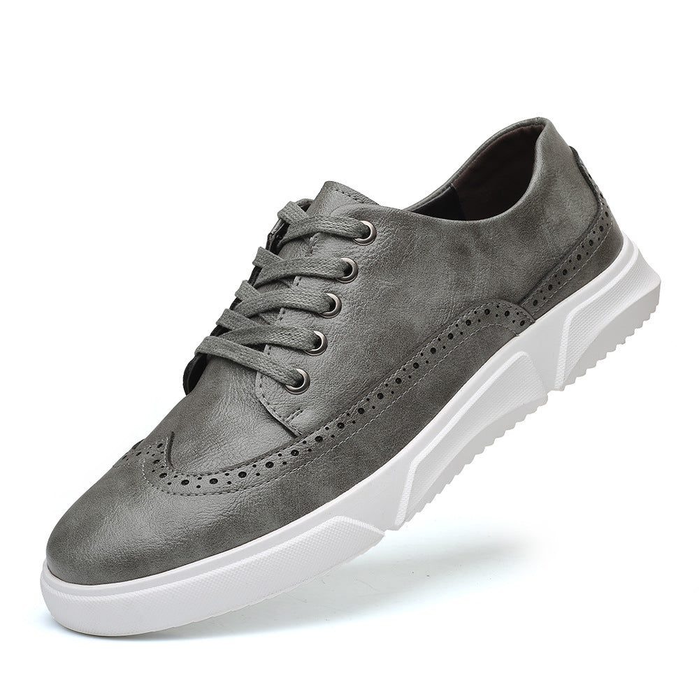 Mens Breathable Casual Lace-Up Shoes