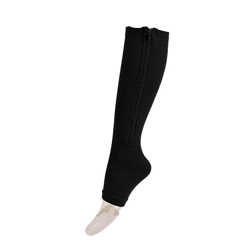Zipper Compression Sports Socks