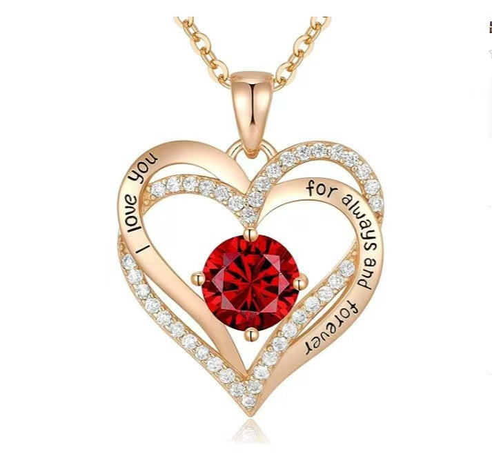 EternaLove™ Double Heart Necklace Gift Box Set