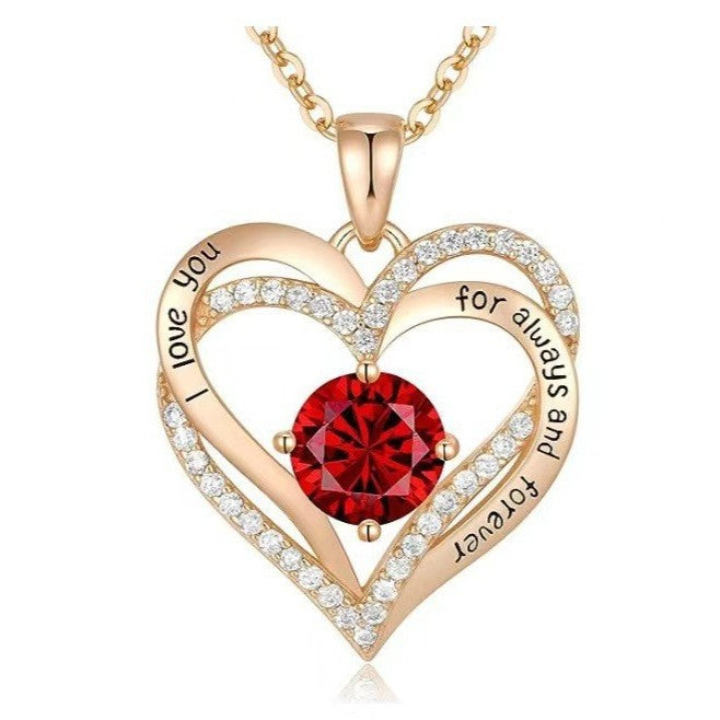 EternaLove™ Double Heart Necklace Gift Box Set