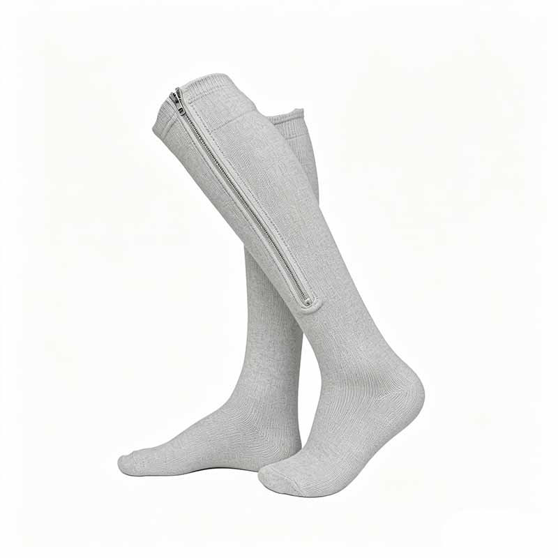 Zipper Compression Sports Socks