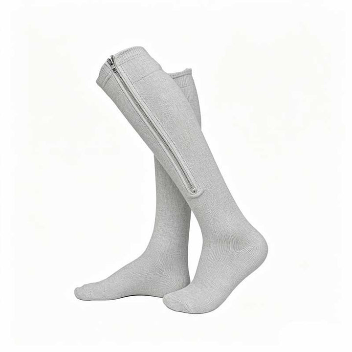 Zipper Compression Sports Socks