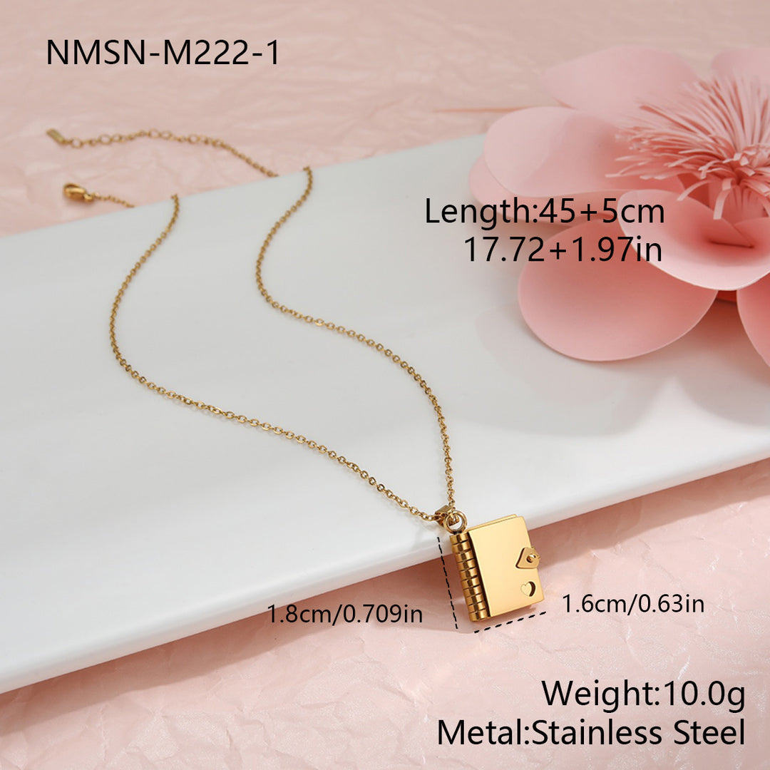 LoveLetter™ Heart Envelope Engraved Necklace