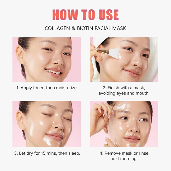 Collagen Biotin Peel-Off Face Mask