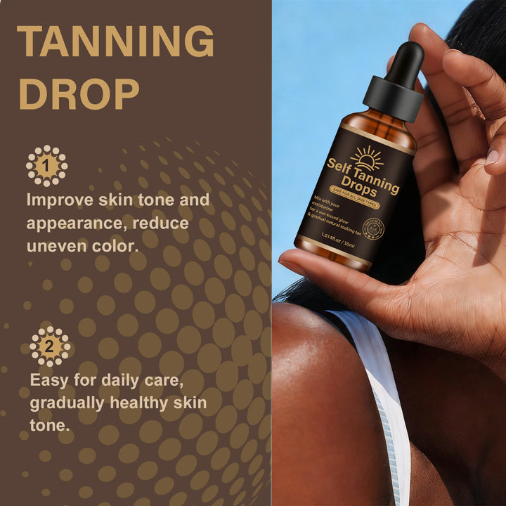 Lanemay Self-Tanning Drops 30ml Natural Glow for All Skin Types