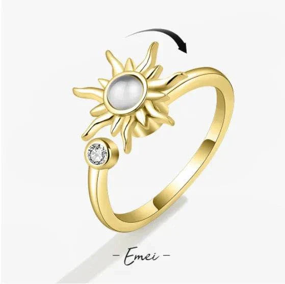  Gold Color Plated Stainless Steel Fashion Ring | Aurielle™