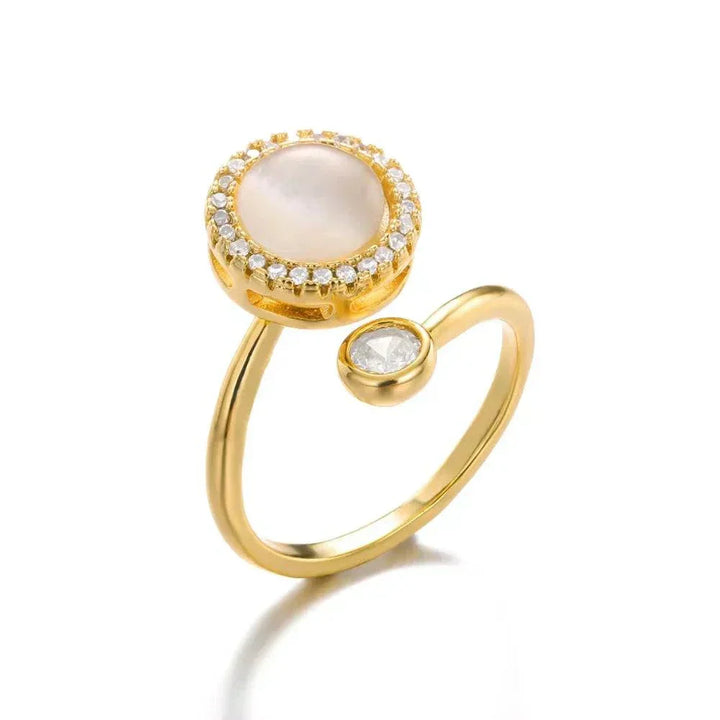  Gold Color Plated Stainless Steel Fashion Ring | Aurielle™
