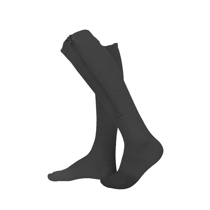 Zipper Compression Sports Socks