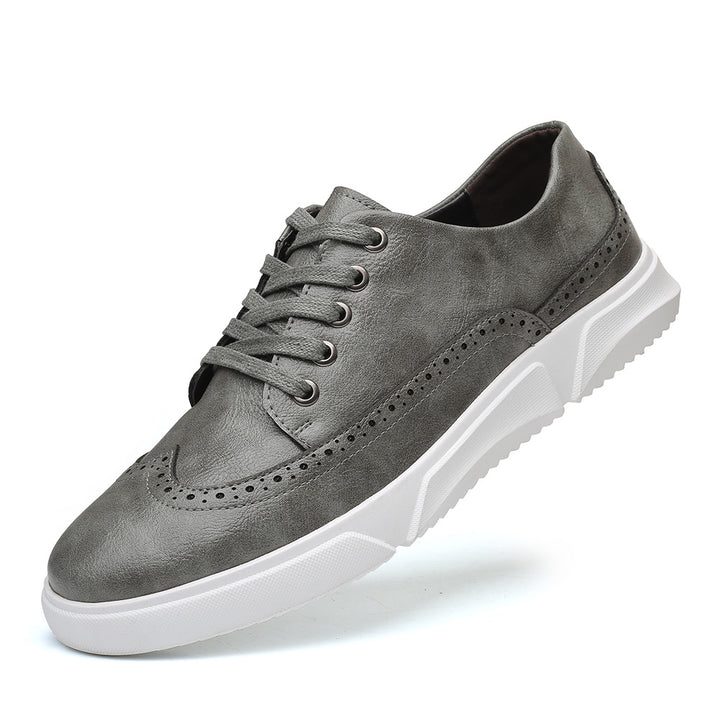 Mens Breathable Casual Lace-Up Shoes
