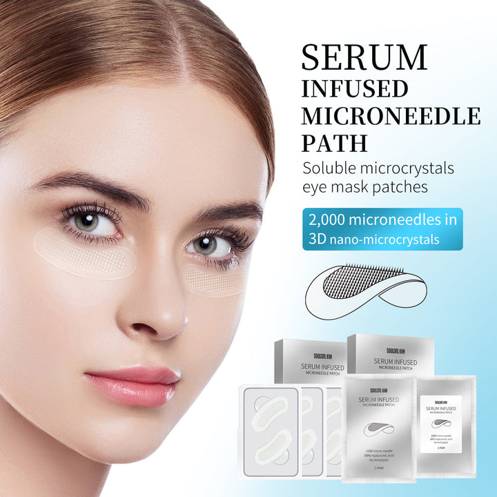 Microneedle Eye Patches for Wrinkles and Bags