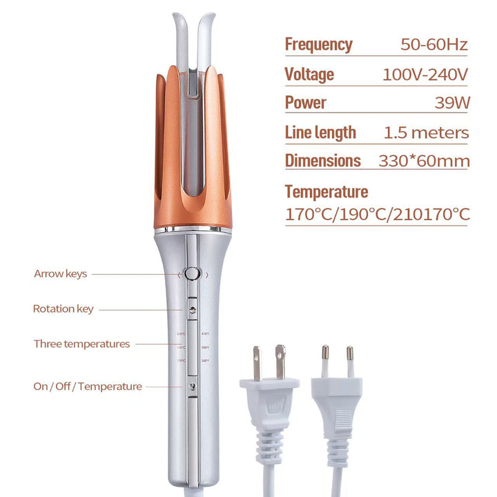 Automatic Hair Curler with Negative Ion Technology
