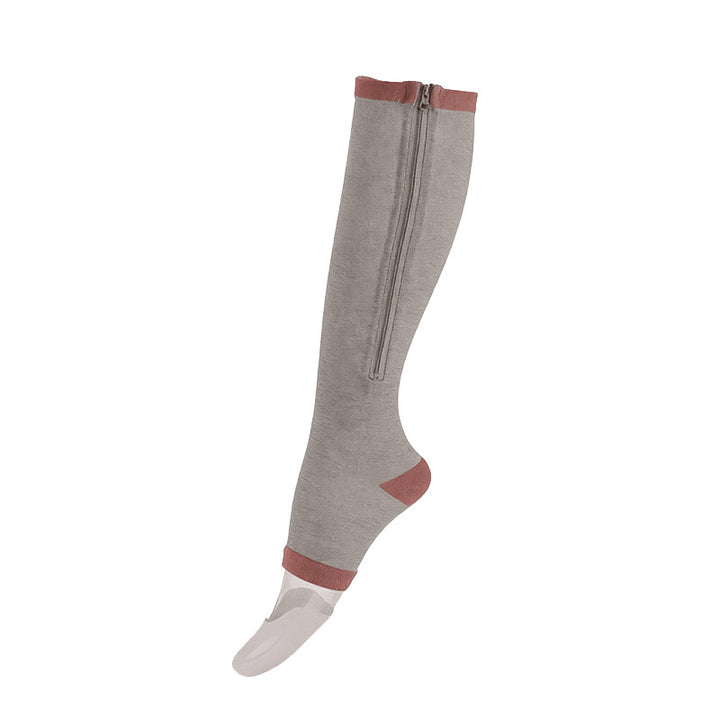 Zipper Compression Sports Socks