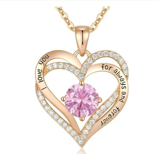 EternaLove™ Double Heart Necklace Gift Box Set
