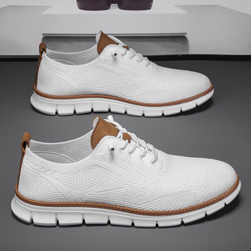 Mens Breathable Slip-On Sports Shoes