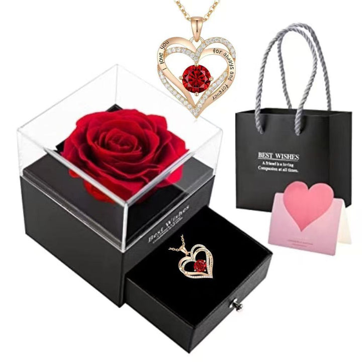 EternaLove™ Double Heart Necklace Gift Box Set