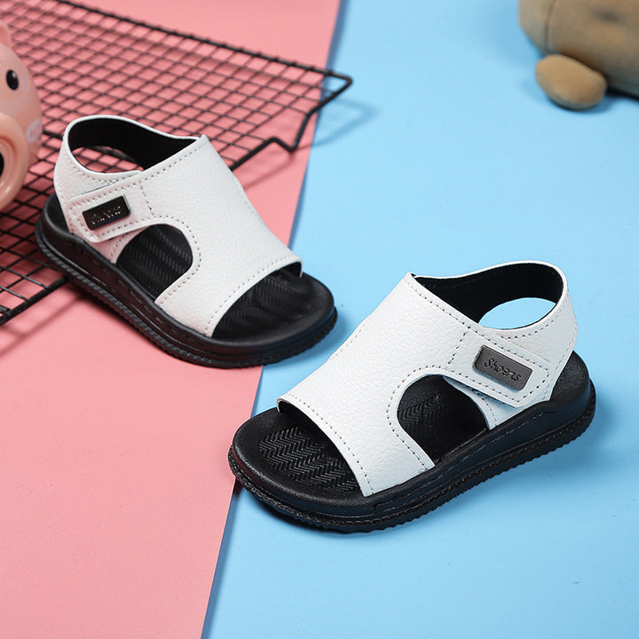 Leather beach shoes