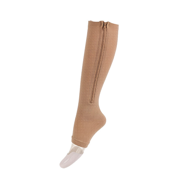 Zipper Compression Sports Socks