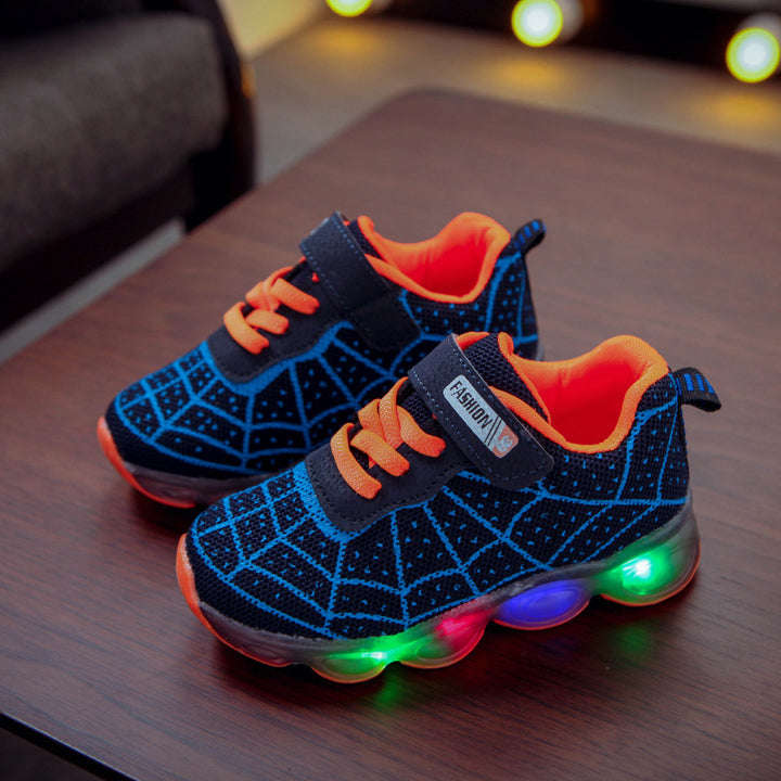 Kids LED Light Up Sports Shoes