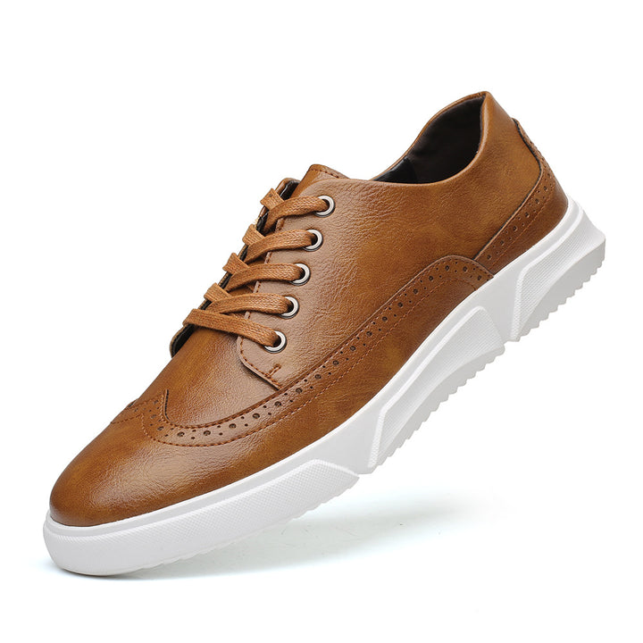 Mens Breathable Casual Lace-Up Shoes