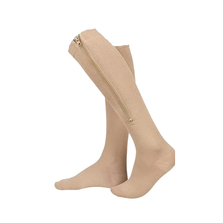 Zipper Compression Sports Socks