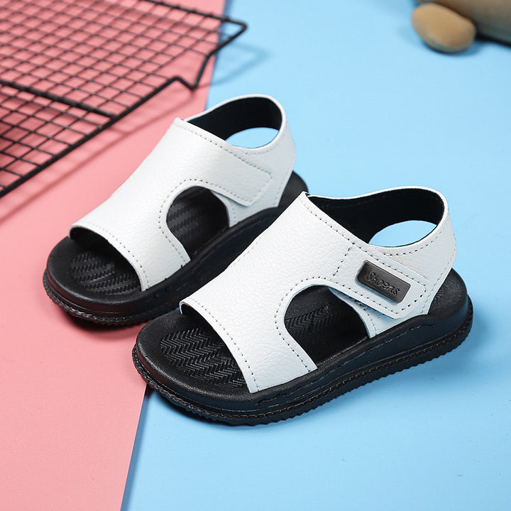 Leather beach shoes