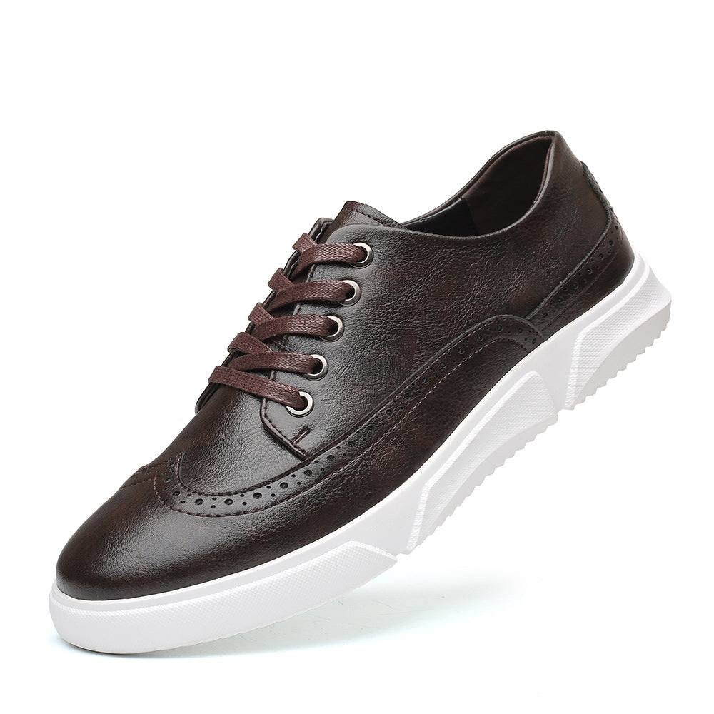 Mens Breathable Casual Lace-Up Shoes