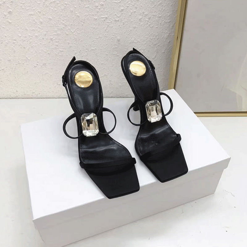 square head high heel  women