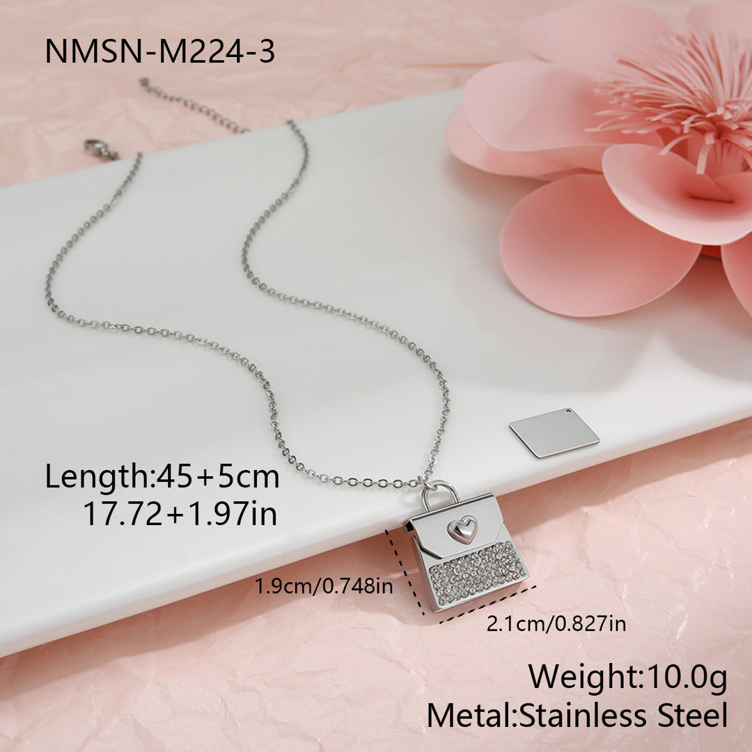 LoveLetter™ Heart Envelope Engraved Necklace